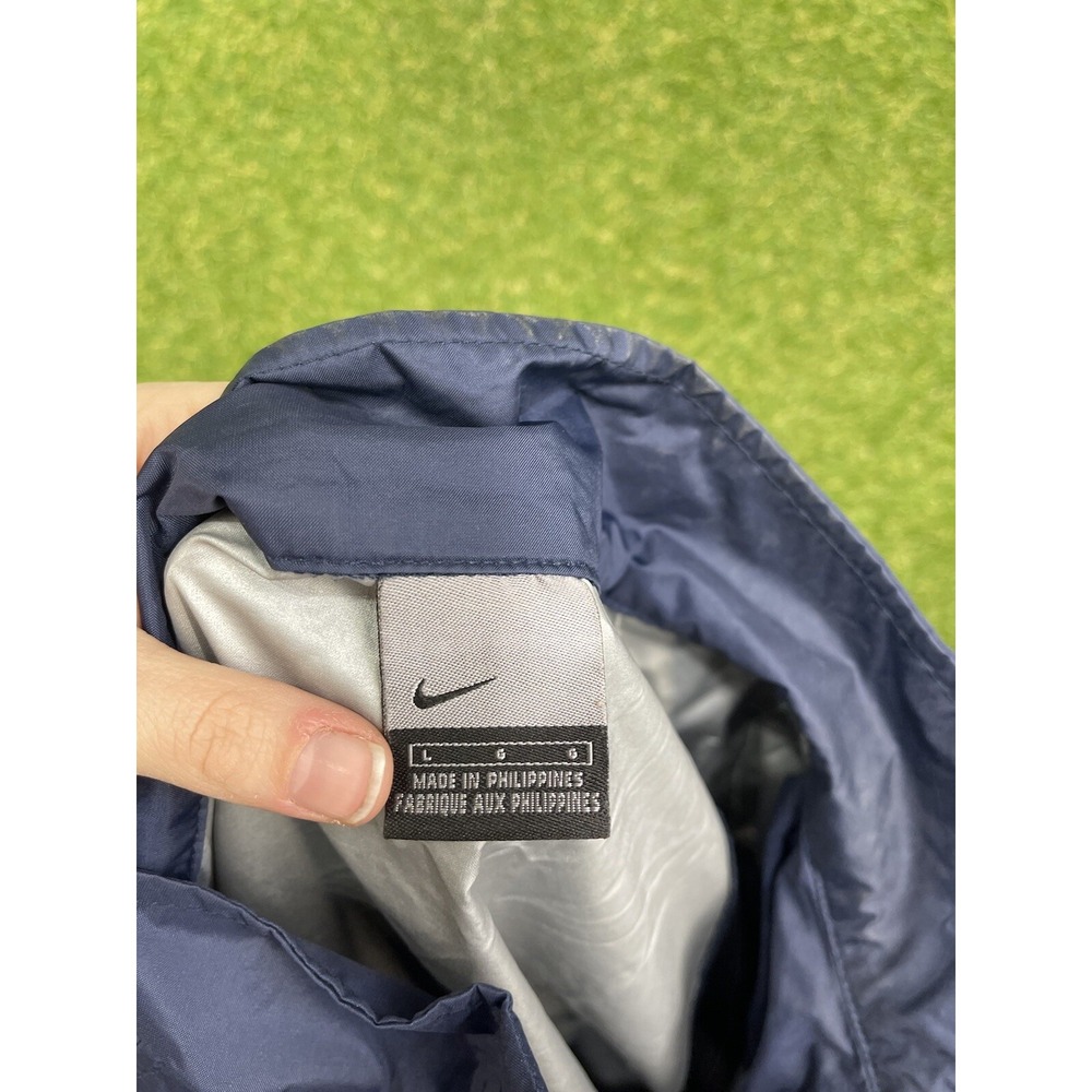 Nike Windbreaker Jacket Mens Large Full Zip Track Jacket Heavyweight Rain - Picture 12 of 14